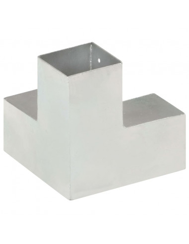 Connettore per Pali a Forma di Y in Metallo Zincato 81x81 mm