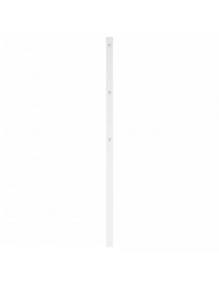 Testiera in Metallo Bianco 135 cm