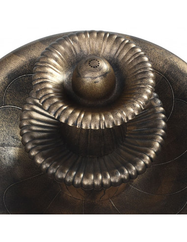 Vasca da Bagno per Uccelli con Fontana Bronzo 50x91 cm Plastica