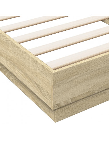 Giroletto con LED Rovere Sonoma 100x200 cm