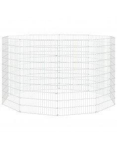 Conigliera con 10 Pannelli 54x100 cm Ferro Zincato 2