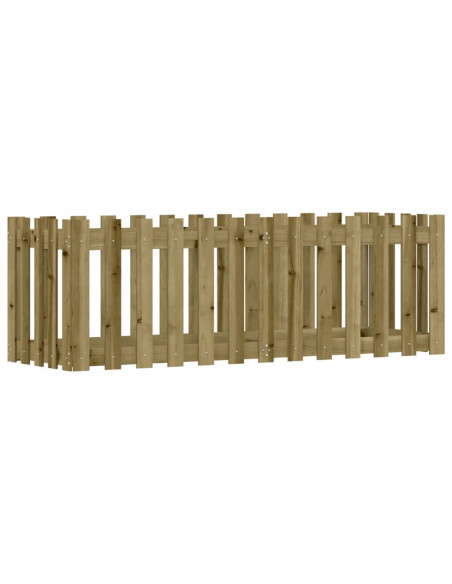 Fioriera da Giardino Recinzione 150x50x50cm in Pino Impregnato