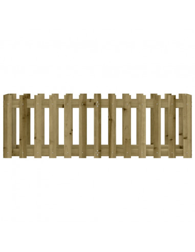 Fioriera da Giardino Recinzione 150x50x50cm in Pino Impregnato