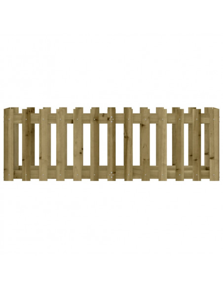 Fioriera da Giardino Recinzione 150x50x50cm in Pino Impregnato