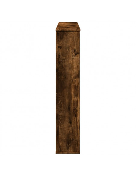 Cornice per Camino Rovere Fumo 100x20x100 cm in Truciolato