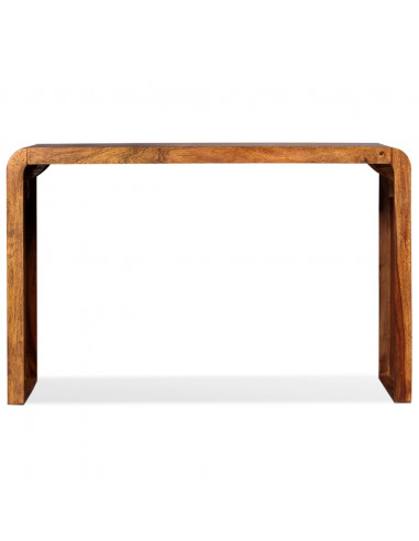 Credenza/Scrittoio in Legno Massello di Sheesham Marrone