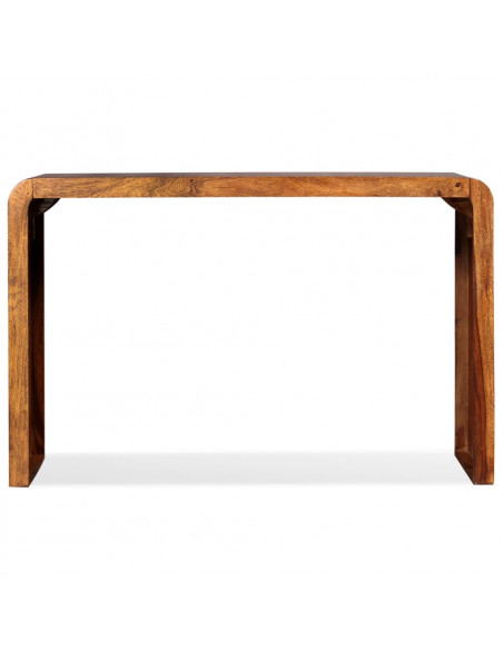 Credenza/Scrittoio in Legno Massello di Sheesham Marrone