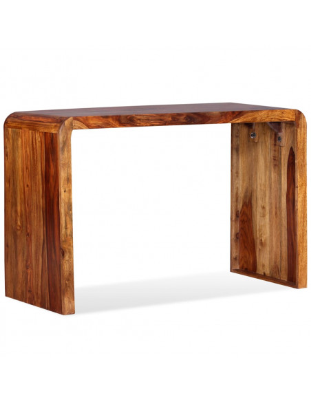 Credenza/Scrittoio in Legno Massello di Sheesham Marrone