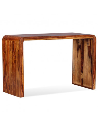 Credenza/Scrittoio in Legno Massello di Sheesham Marrone