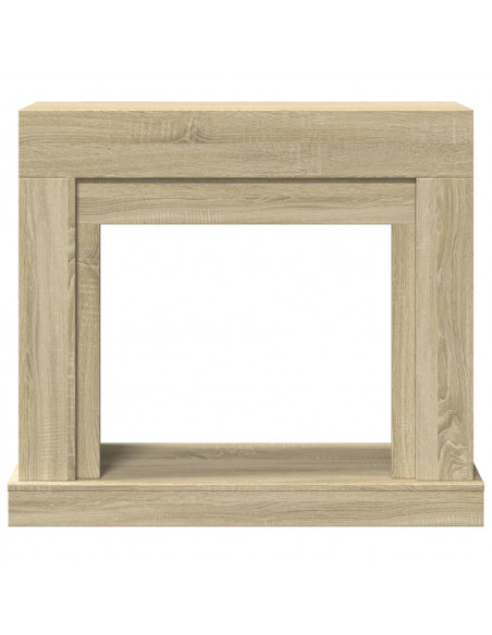 Cornice per Camino Rovere Sonoma 100x30x87,5 cm in Truciolato