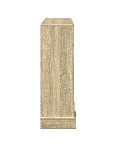 Cornice per Camino Rovere Sonoma 100x30x87,5 cm in Truciolato