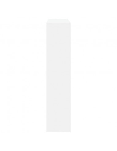 Cornice per Camino Bianca 81x18x82 cm in Truciolato