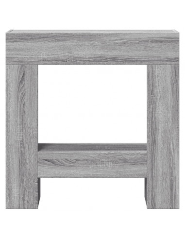 Cornice per Camino Grigio Sonoma 81x18x82 cm in Truciolato