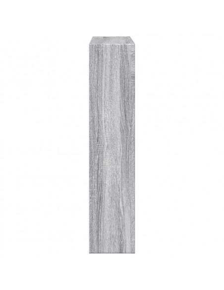 Cornice per Camino Grigio Sonoma 81x18x82 cm in Truciolato