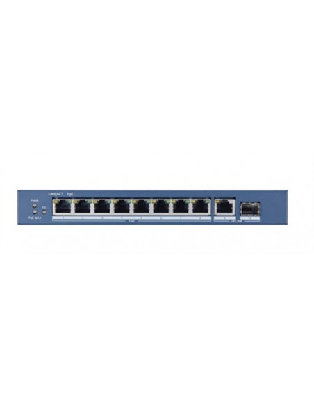 Hikvision DS-3E0510P-E Switch Unmanaged PoE Gigabit 8 porte