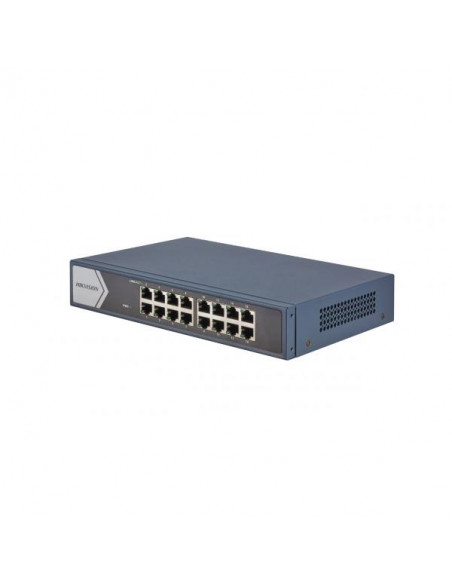 Hikvision DS-3E0516-E(B) Switch Unmanaged Gigabit 16 porte