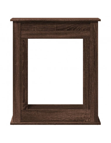 Cornice per Camino Rovere Marrone 75x20x87,5 cm in Truciolato