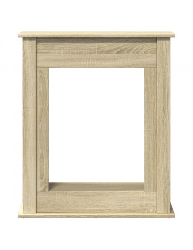 Cornice per Camino Rovere Sonoma 75x20x87,5 cm in Truciolato