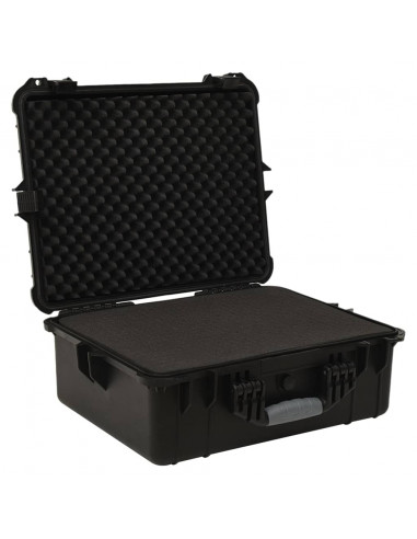 Valigetta da Volo Portatile Nera 55x43x21 cm in PP