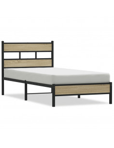 Giroletto senza Materasso Rovere Sonoma 100x200cm in Truciolato 2