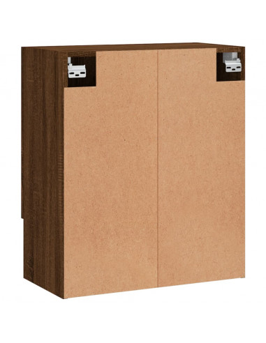 Armadietto a Muro Rovere Marrone 60x31x70 cm Legno Multistrato