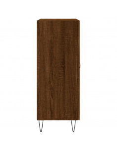 Credenza Rovere Marrone 69,5x34x90 cm in Legno Multistrato 2