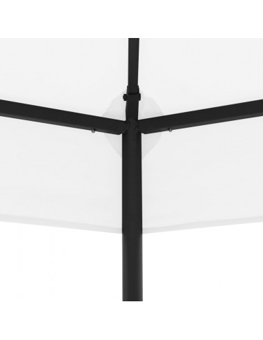 Gazebo da Giardino 323x275x265 cm Bianco 180 g/m²