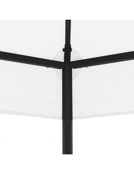 Gazebo da Giardino 323x275x265 cm Bianco 180 g/m²