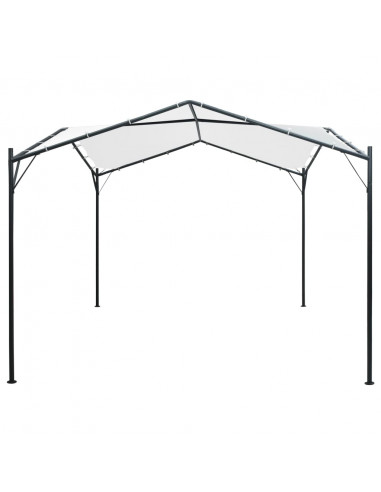 Gazebo da Giardino 3x3x2,6 m Bianco 180 g/m²