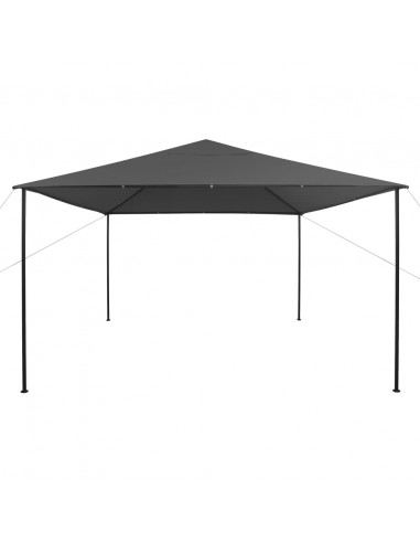 Gazebo da Giardino 4x4x3 m Antracite 180 g/m²