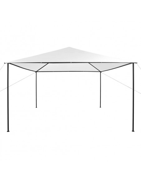 Gazebo da Giardino 4x4x3 m Bianco 180 g/m²