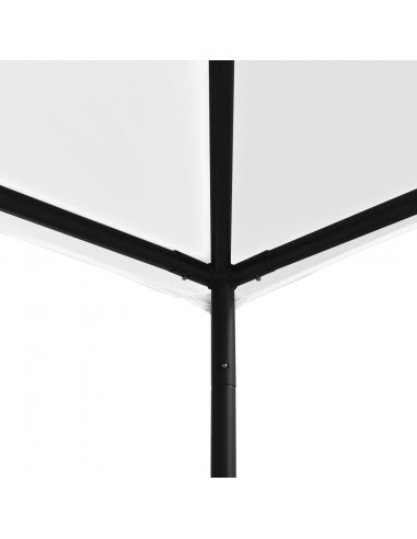 Gazebo da Giardino 4x4x3 m Bianco 180 g/m²