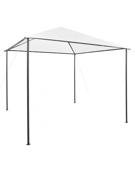 Gazebo da Giardino 3x3x2,9 m Bianco 180 g/m²