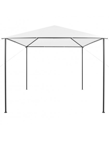 Gazebo da Giardino 3x3x2,9 m Bianco 180 g/m²