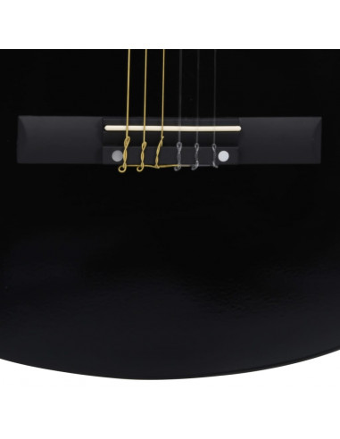 Chitarra Classica per Principianti con Custodia Nera 4/4 39"
