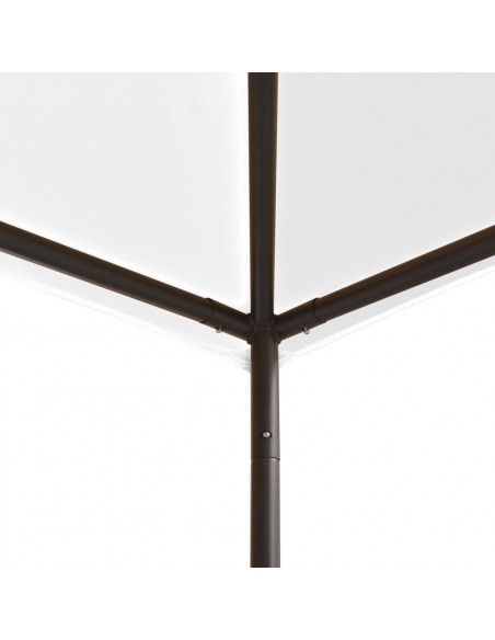 Gazebo da Giardino 3x3x2,9 m Bianco 180 g/m²