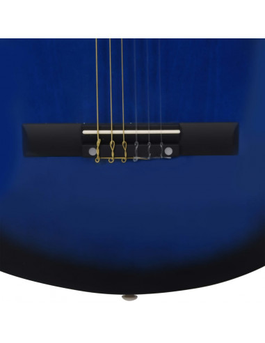 Chitarra Classica Principianti e Bambini e Custodia Blu 1/2 34"