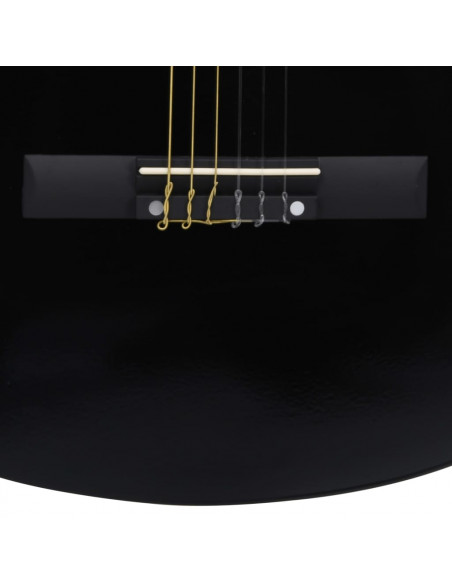 Chitarra Classica Principianti e Bambini Custodia Nera 1/2 34"