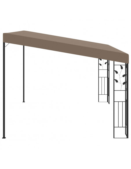 Gazebo a Parete 4x3x2,5 m Talpa