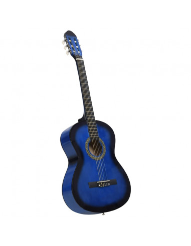 Chitarra Classica per Principianti Blu 4/4 39" in Tiglio