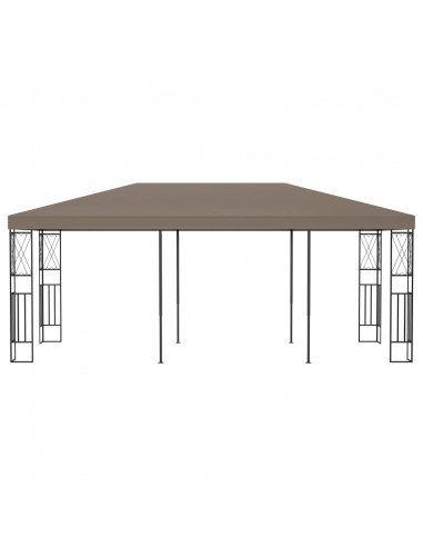 Gazebo 6x3 m Grigio Talpa in Tessuto