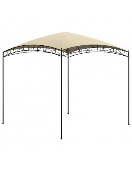 Gazebo 3x3x2,65 m Crema 180 g/m²