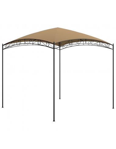 Gazebo 3x3x2,65 m Grigio Talpa 180 g/m²