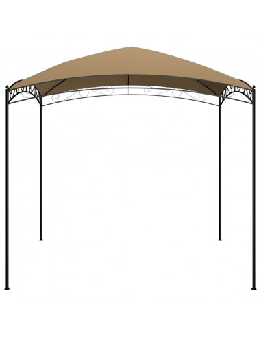 Gazebo 3x3x2,65 m Grigio Talpa 180 g/m²