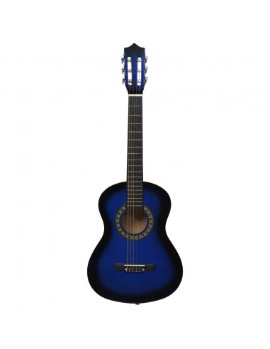 Chitarra Classica per Principianti e Bambini Blu 1/2 34"