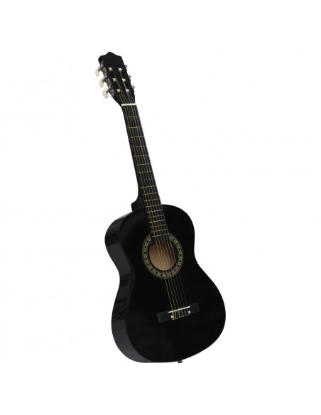 Chitarra Classica per Principianti e Bambini Nera 1/2 34"
