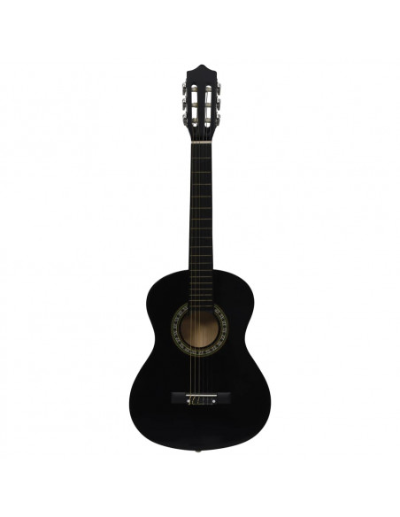 Chitarra Classica per Principianti e Bambini Nera 1/2 34"