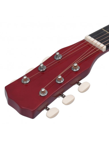 Chitarra Acustica Western con 6 Corde 38" in Legno di Tiglio