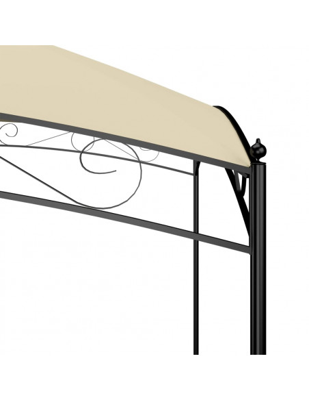 Gazebo 3x4x2,65 m Crema 180 g/m²