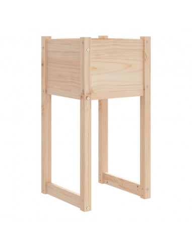 Fioriera 40x40x81 cm in Legno Massello di Pino